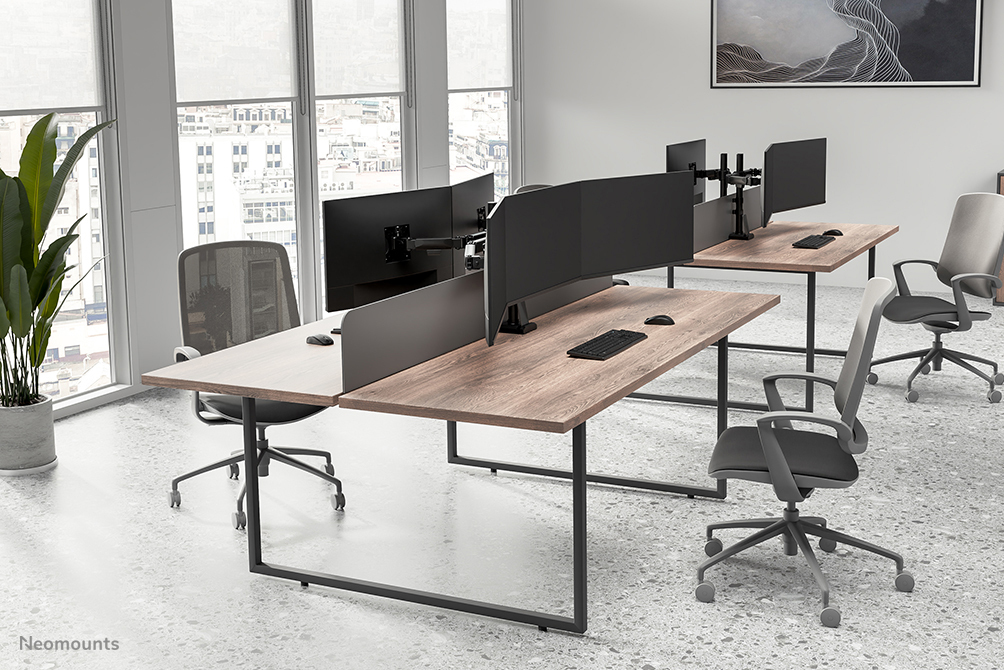 Neomounts Tisch-Monitorarm 3-fach neigbar, schwenkbar, drehbar (VESA 100x100) DS60-600BL3