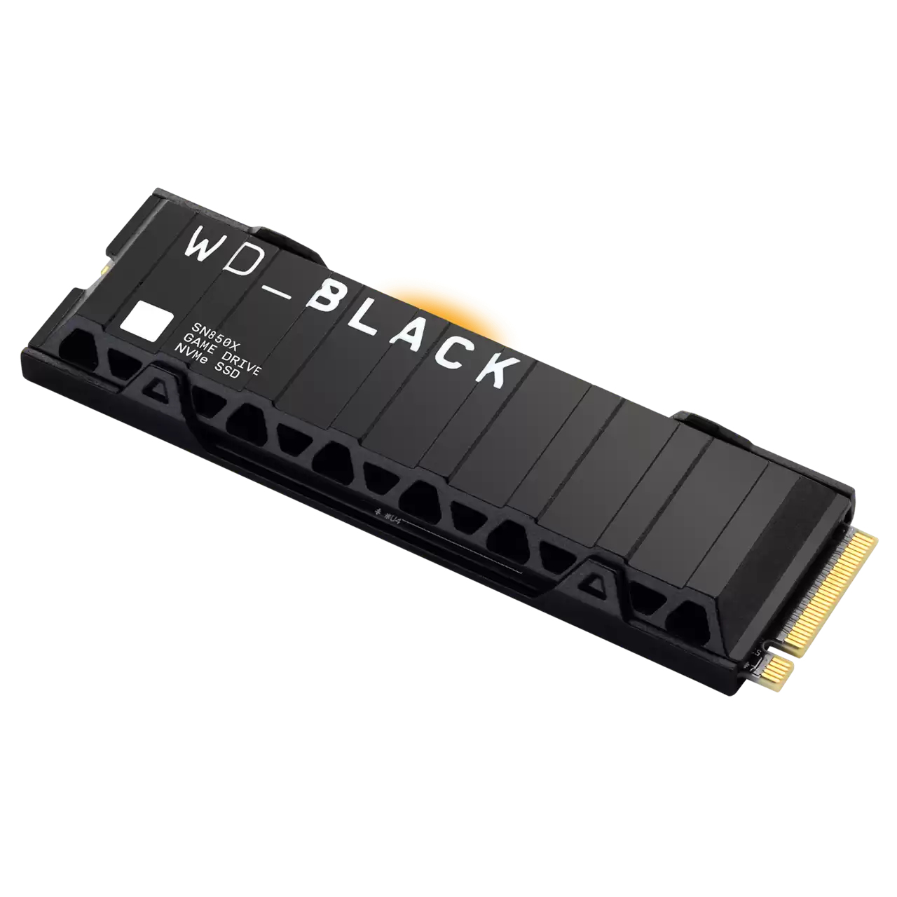 NVMe-SSD, M.2-SSD, Gaming-SSD, schwarzes Gehäuse, Kühlkörper