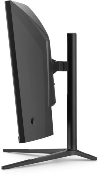monitor, LED, flachbildschirm, stativ, schwarz