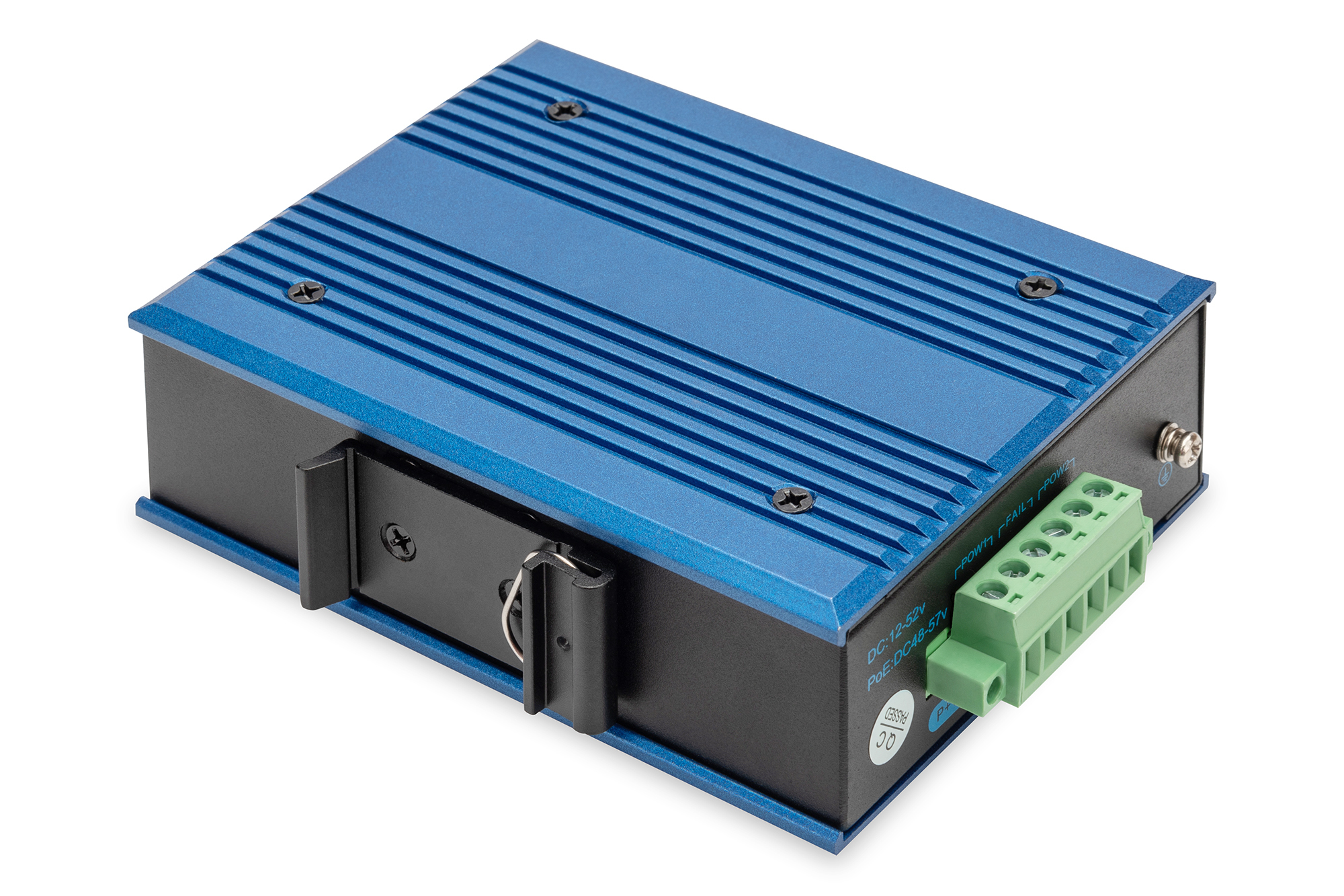 DIGITUS DN-651135 4 Port Gigabit Ethernet Netzwerk PoE Switch, Industrial, Unmanaged, 1 SFP Uplink DIGITUS DN-651135 4 Port Gigabit Ethernet Netzwerk PoE Switch, Industrial, Unmanaged, 1 SFP Uplink
