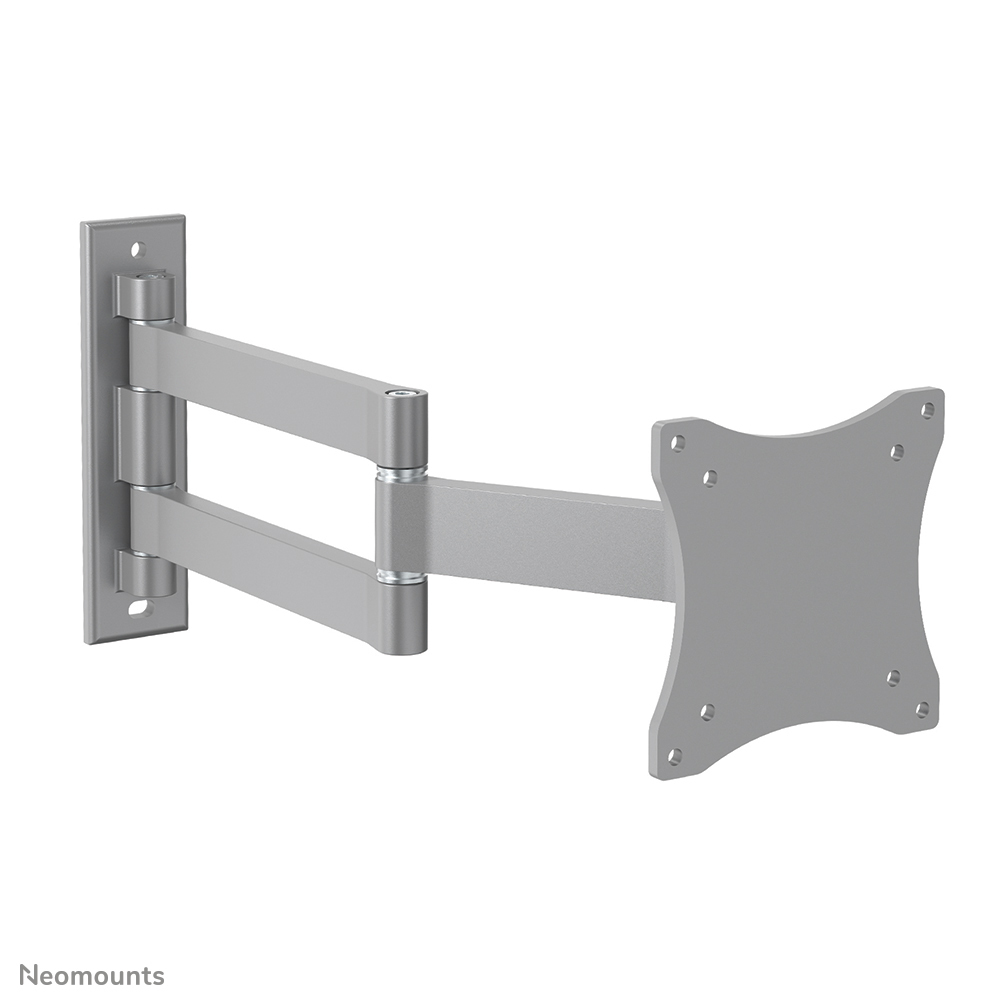 Neomounts TV/Monitor-Wandhalterung - 25,4 cm (10") - 68,6 cm (27") - 75 x 75 mm - 100 x 100 mm - 0 - 20 Grad  - Silber