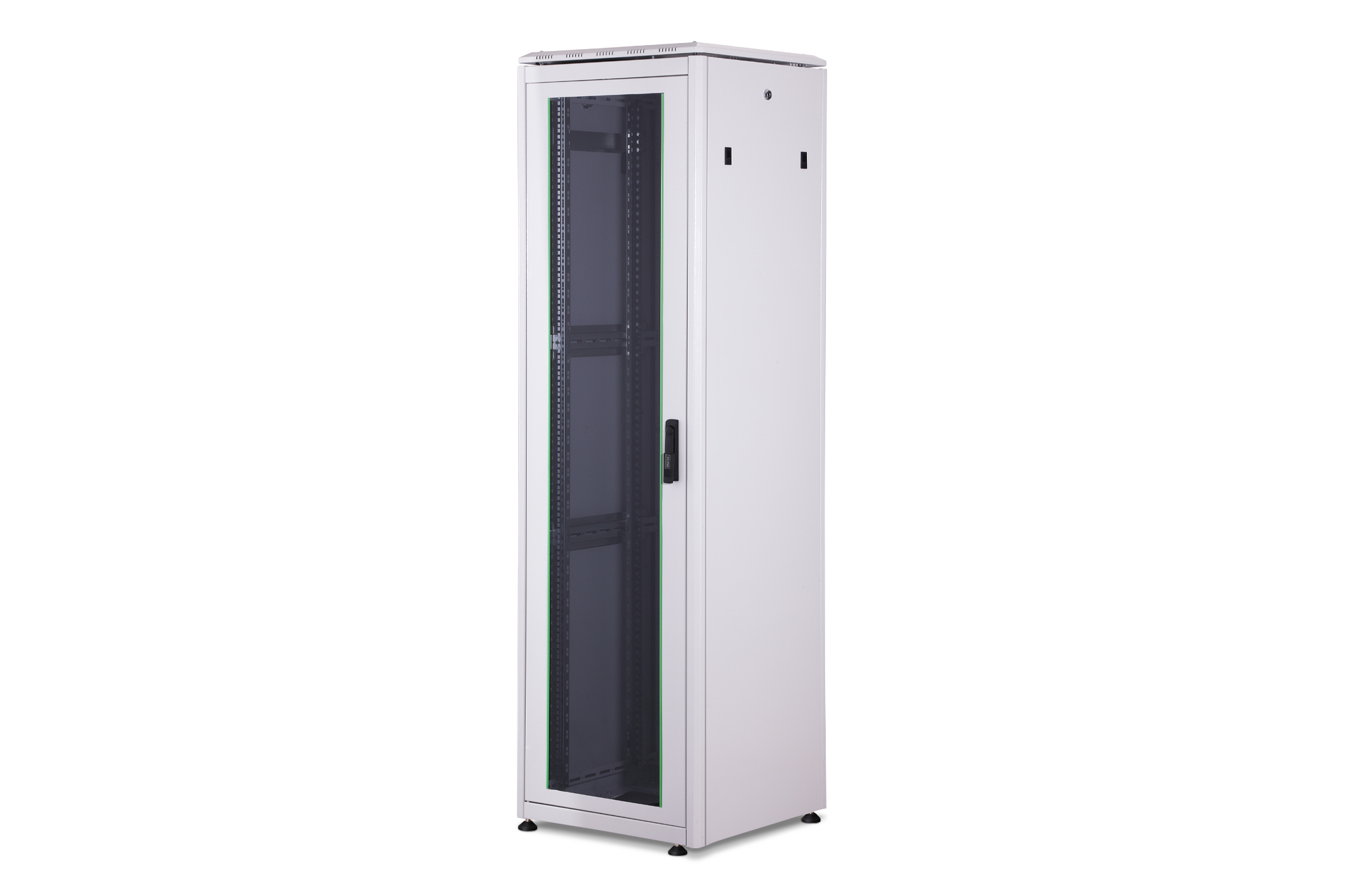 DIGITUS DN-19 42U-6/6-1 Netzwerkschrank Unique Serie - 600x600 mm (BxT) Kabinett, Mobiliar, Gerät, Elektrisches Gerät, Kühlschrank