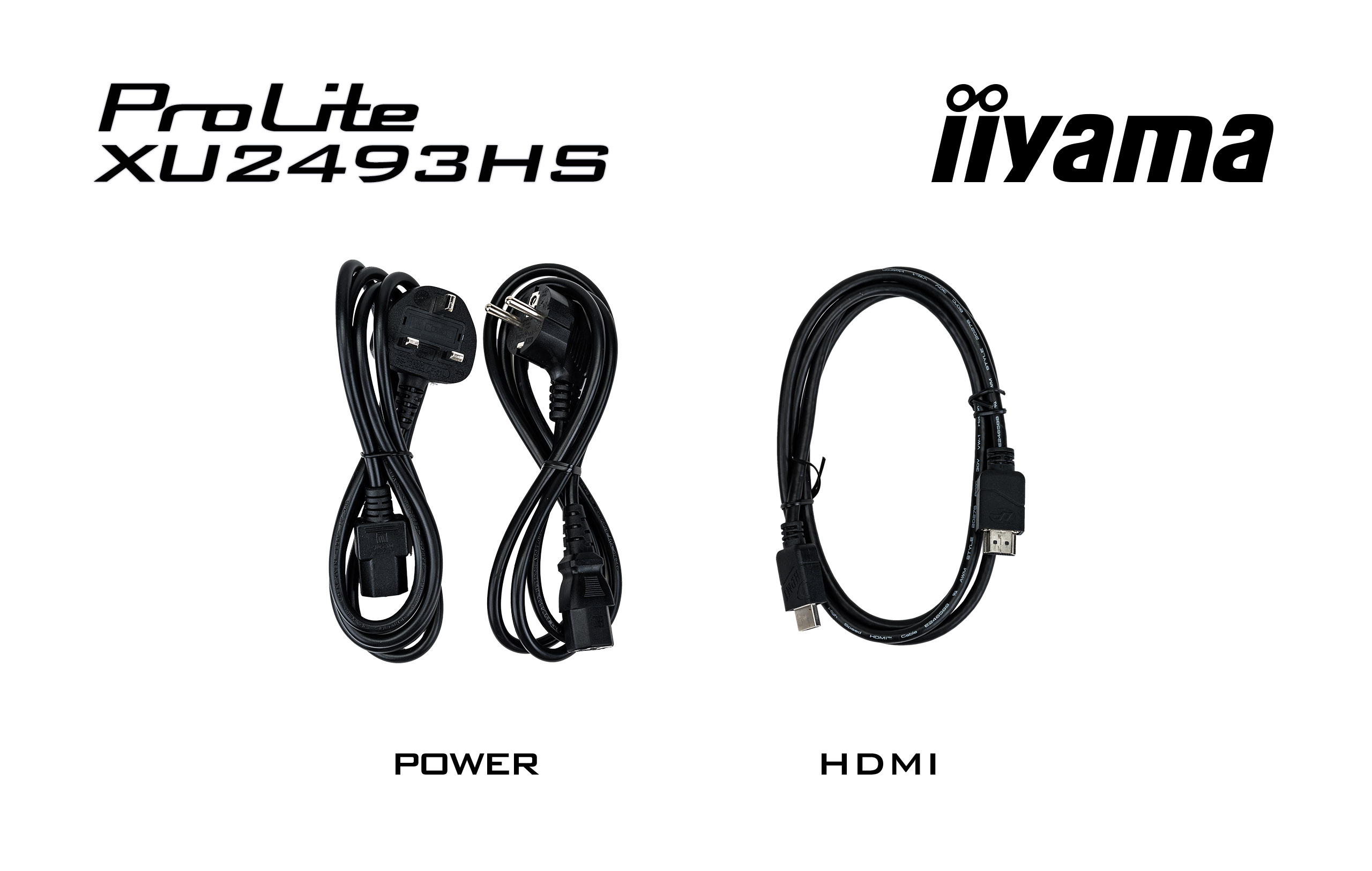 IIYAMA Monitor XU2493HS-B6 Adapter, Elektronik