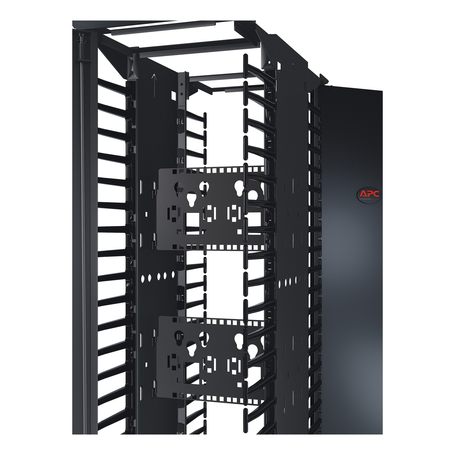 Servidor rack, Gehäuse-Rack, Schrank, Metallrahmen, APC-Logo
