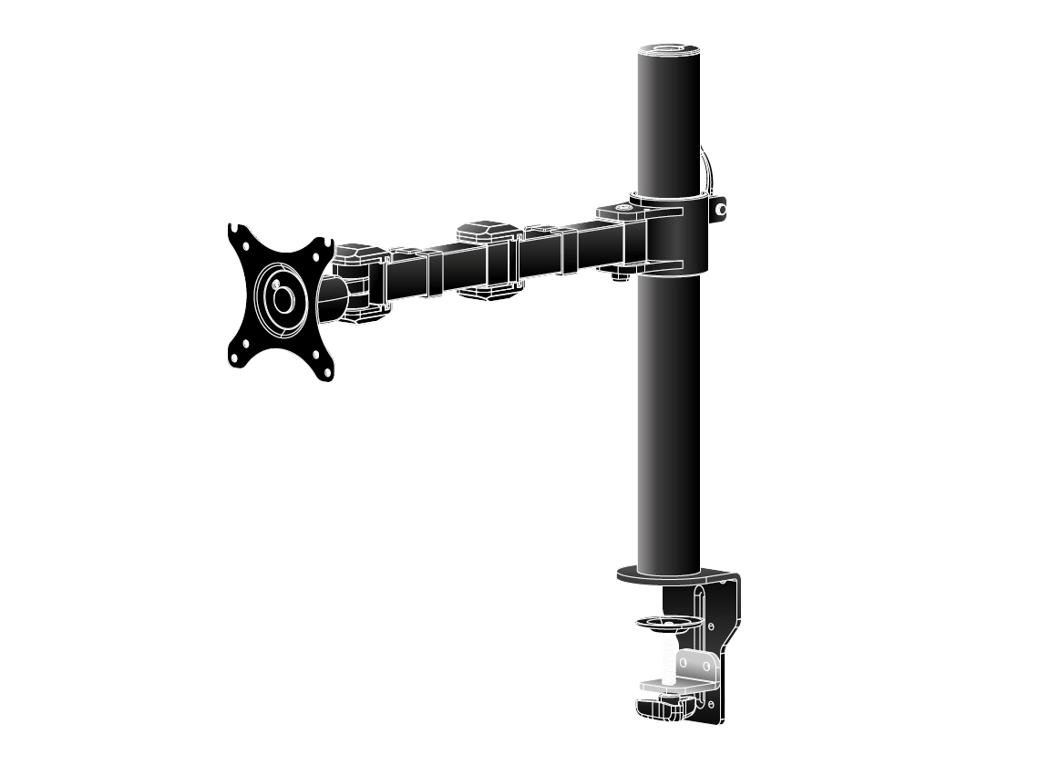 IIYAMA LFD ProLite Z Dual Monitor Halterung DS1001C-B1