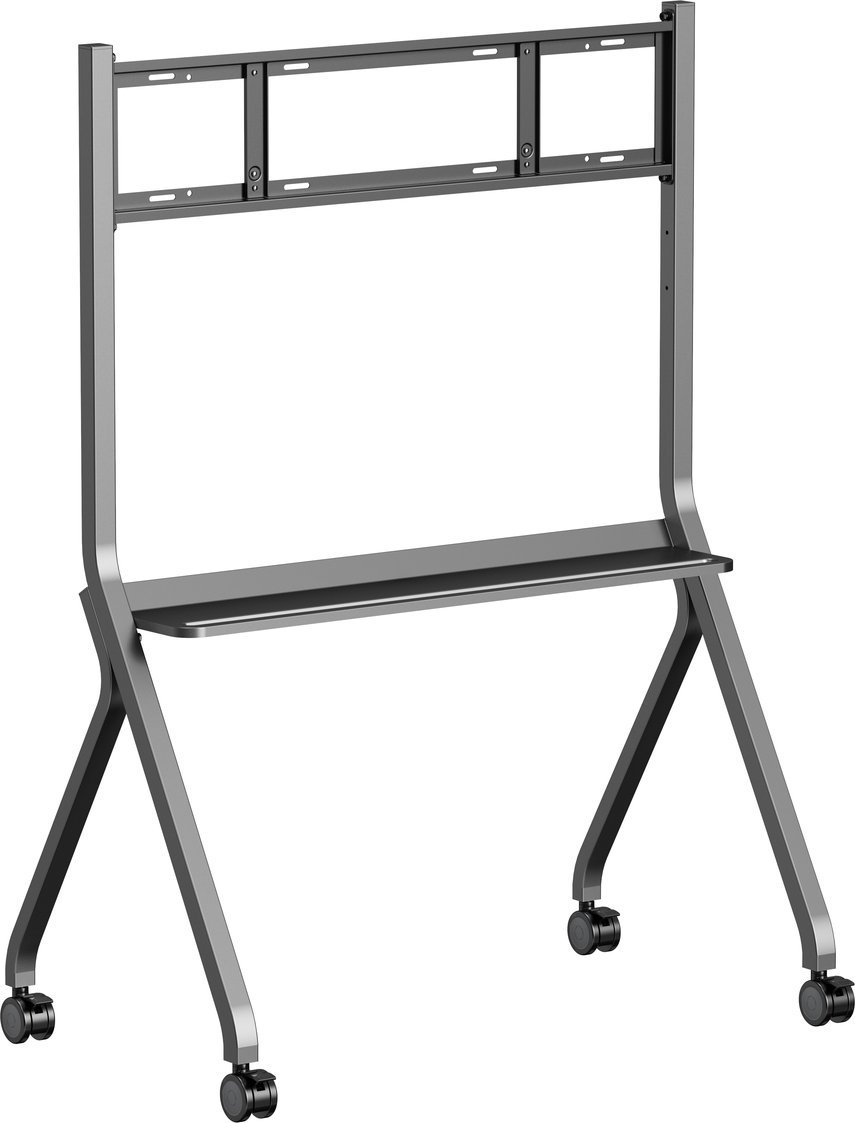 TV-Wandhalterung, Monitorständer, Wandhalterungsrahmen, Stahlrahmen, Rollständer