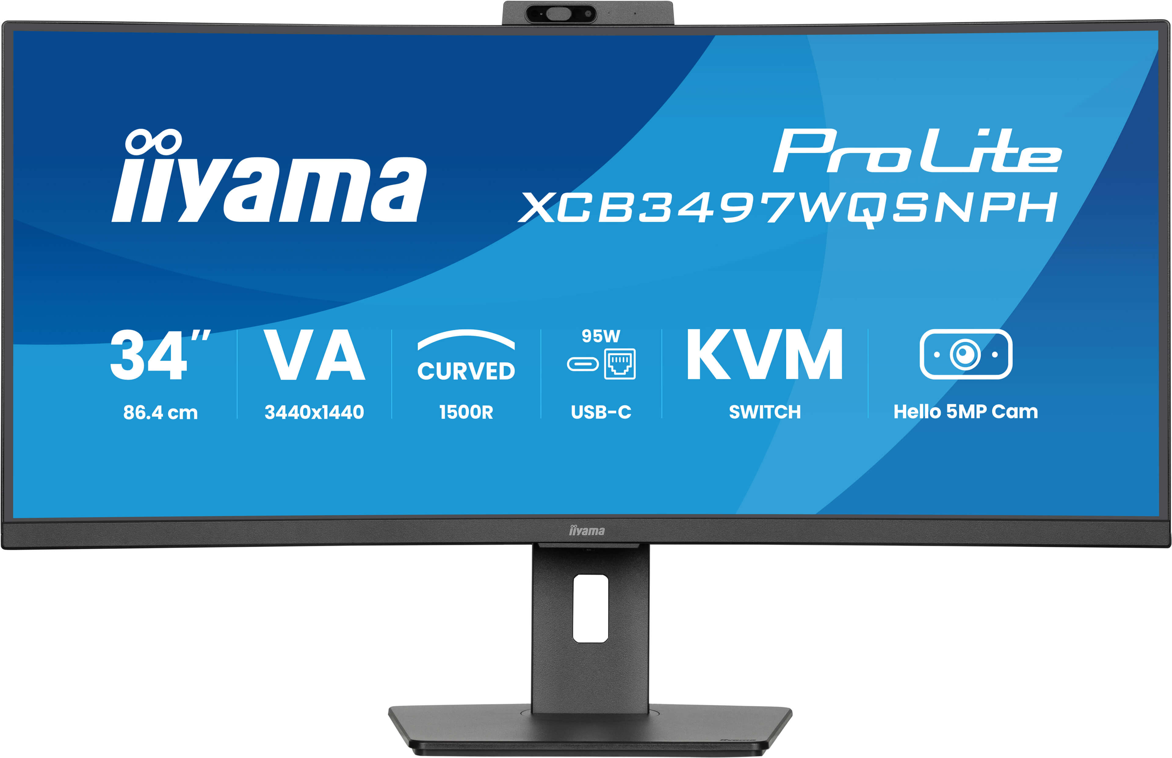 IIYAMA Monitor XCB3497WQSNPH-B1 Computerausrüstung, Überwachen, Bildschirm, FERNSEHER