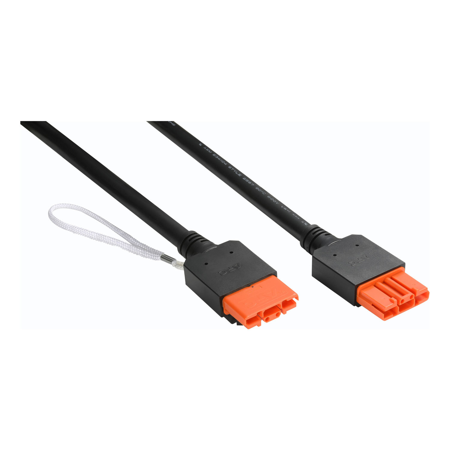 OBD-Kabel, Adapterkabel, Kabelschnitt, Steckverbinder, orange Stecker