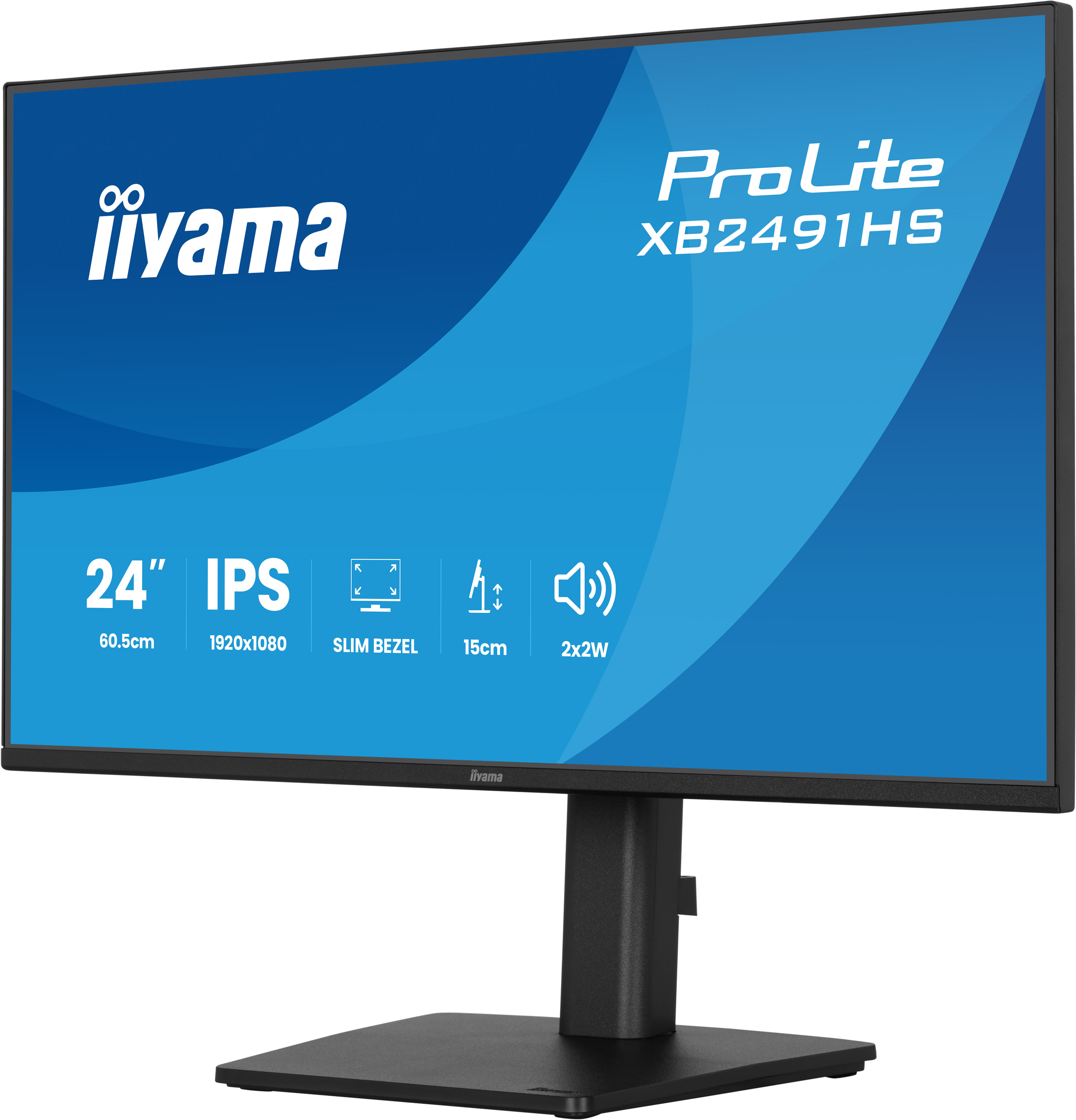 24 Zoll, IPS, Schmaler Rahmen, HD 1920x1080, Monitore]-stand