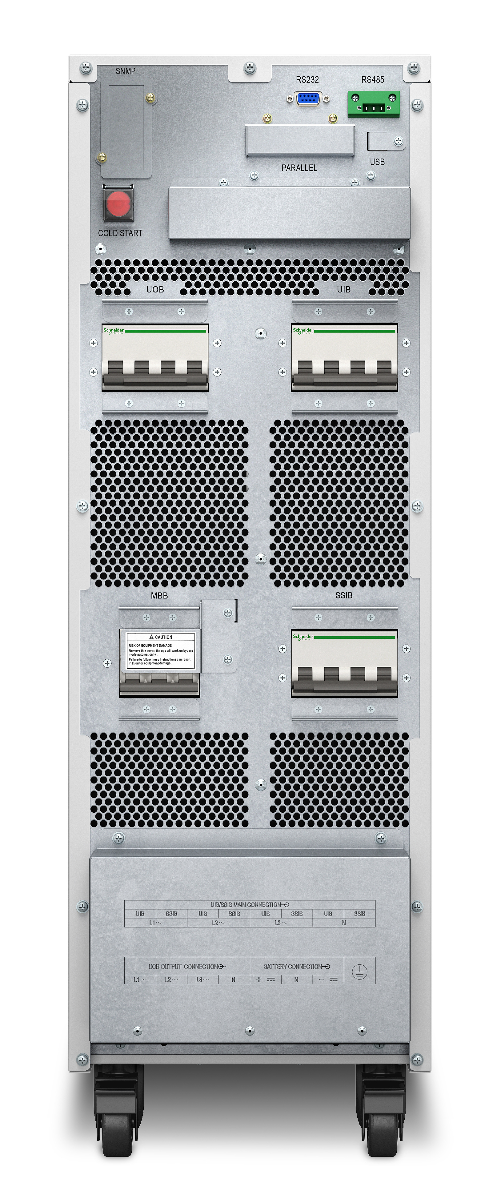 APC E3SUPS40KH - Easy UPS 3S 40 kVA 400 V 3:3 UPS for external batteries APC E3SUPS40KH - Easy UPS 3S 40 kVA 400 V 3:3 UPS for external batteries