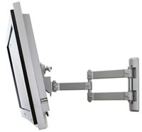 B-Tech LCD Articulating wall mount for large screen LCD monitors and TVs Silber