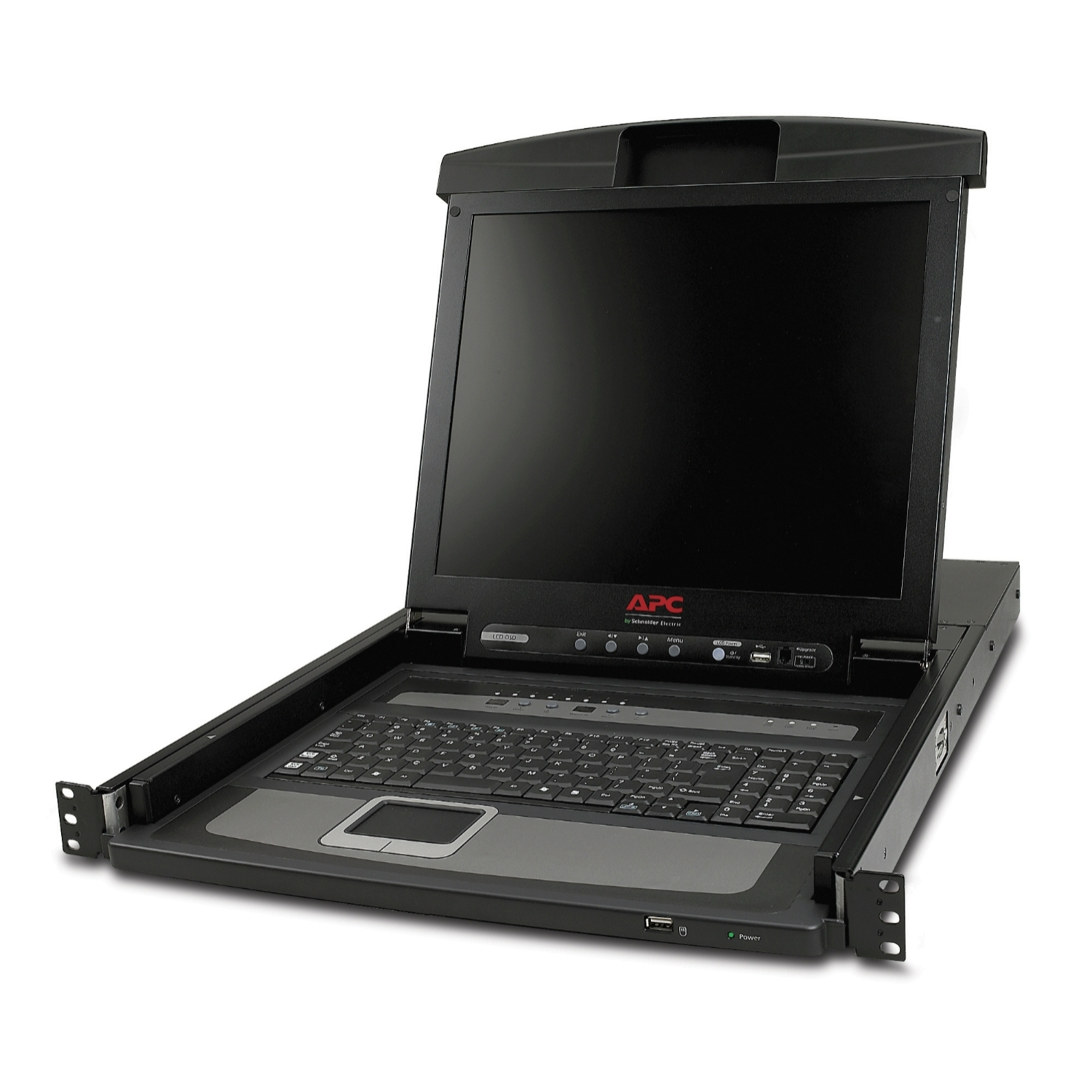 Laptop, Portabel, LCD, Touchpad, Schwarz