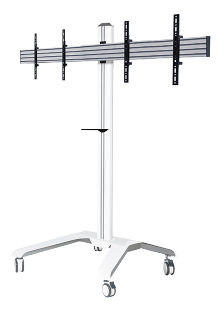 B-TECH Twin Screen VC Trolley with Webcam Shelf for 39-46" Displays BT8514/WW V2 B-TECH Twin Screen VC Trolley with Webcam Shelf for 39-46" Displays BT8514/WW V2