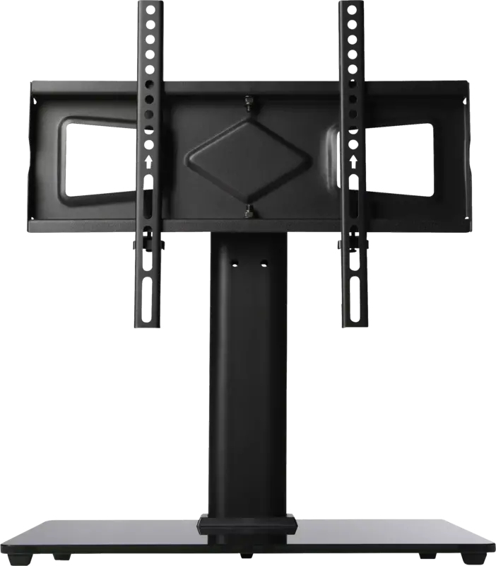 Monitorhalterung, TV-Wandhalterung, Duo-Arme, Höhenverstellbar, Schwarzmetall