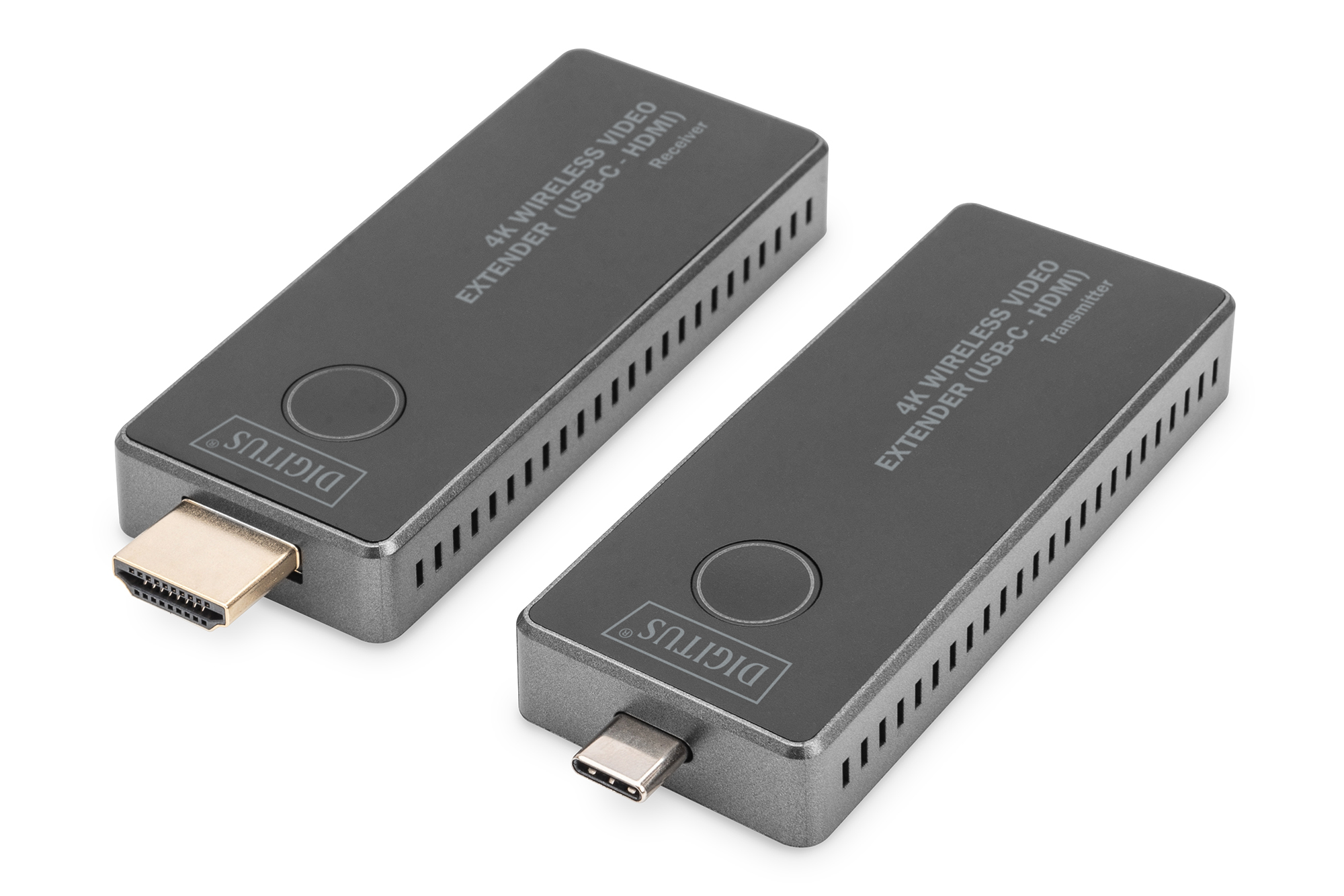 HDMI-Verlängerung, USB-C, Sender, Empfänger, 2 Geräte