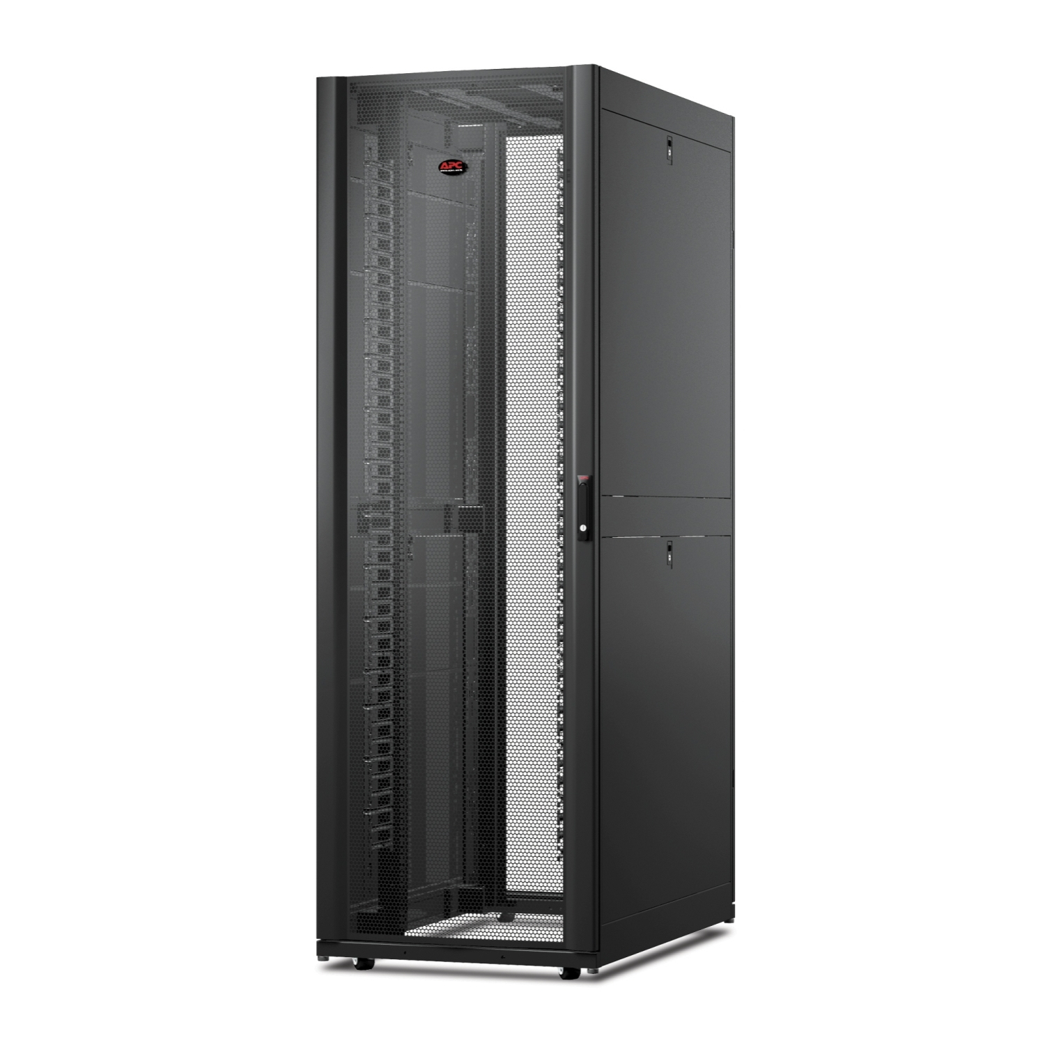 Serverrack, Gehäuse, Netzwerkrack, Schraubrack, Metallic Schwarz