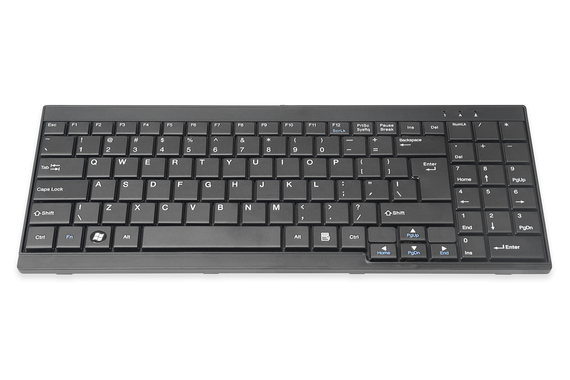 DIGITUS DS-72000US Tastatur passend für DIGITUS TFT-Konsolen, US-Layout DIGITUS DS-72000US Tastatur passend für DIGITUS TFT-Konsolen, US-Layout