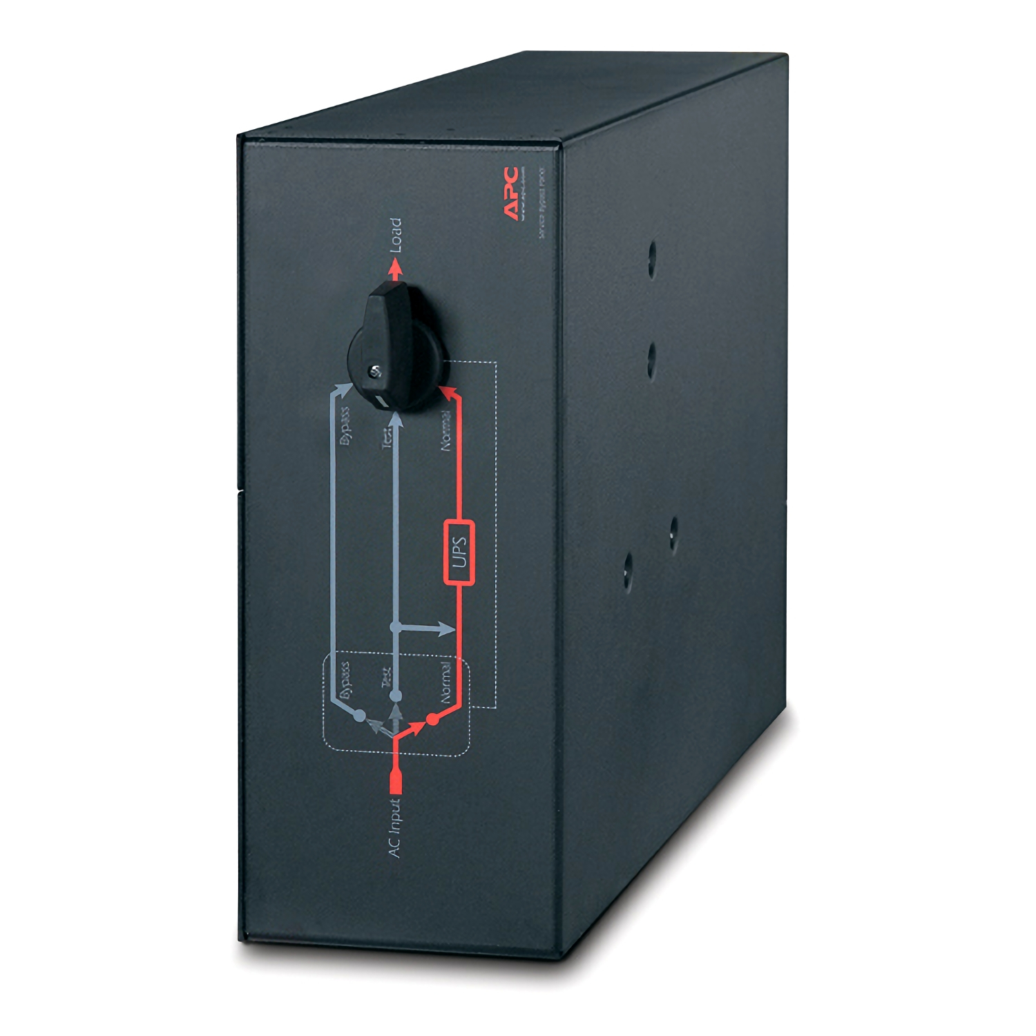 DC power supply, AC input, UPS circuit, front panel, knob switch