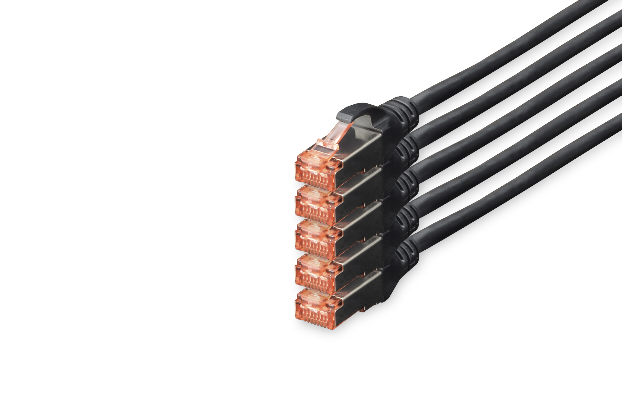 DIGITUS DK-1644-100-BL-5 CAT 6 S/FTP Patchkabel, 5 Stück DIGITUS DK-1644-100-BL-5 CAT 6 S/FTP Patchkabel, 5 Stück