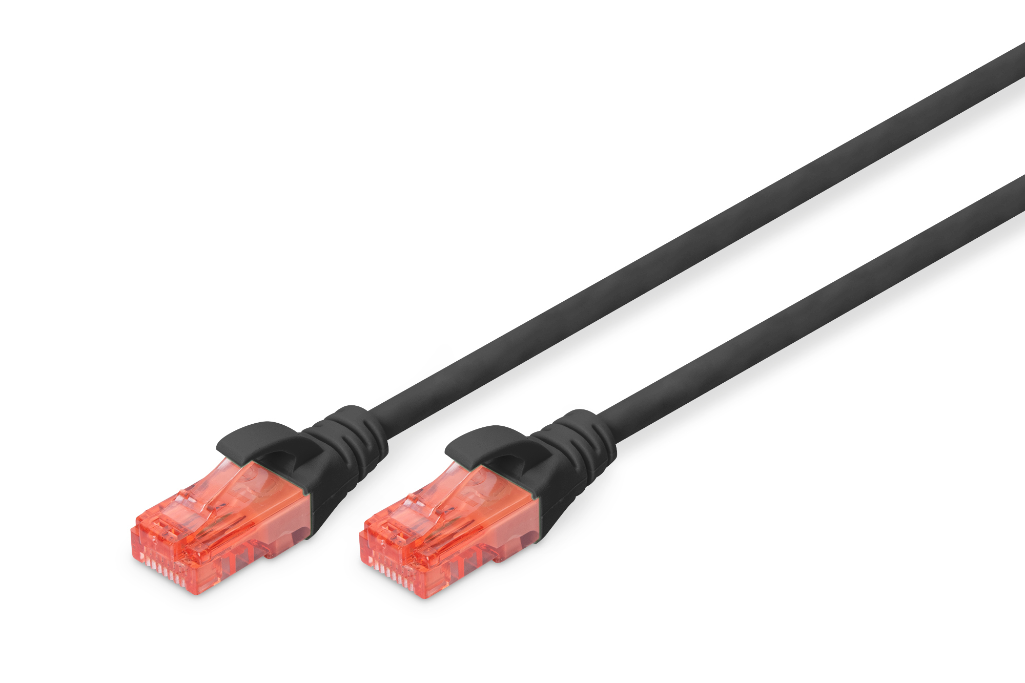 DIGITUS DK-1617-050/BL Patchkabel CAT 6 U-UTP, Länge 5 m, Farbe Schwarz