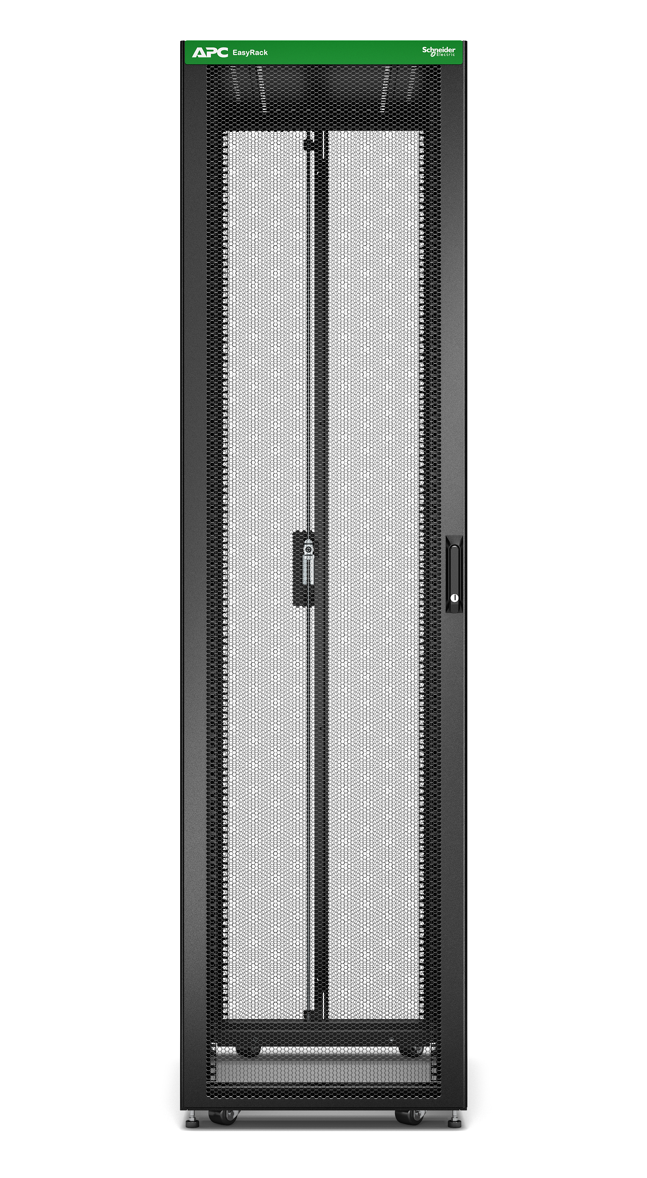 APC ER6802 - Easy Rack 600mm/48U/1000mm mit Roof, Side panel,castors,feet and 4 Brackets, No Bottom, black
