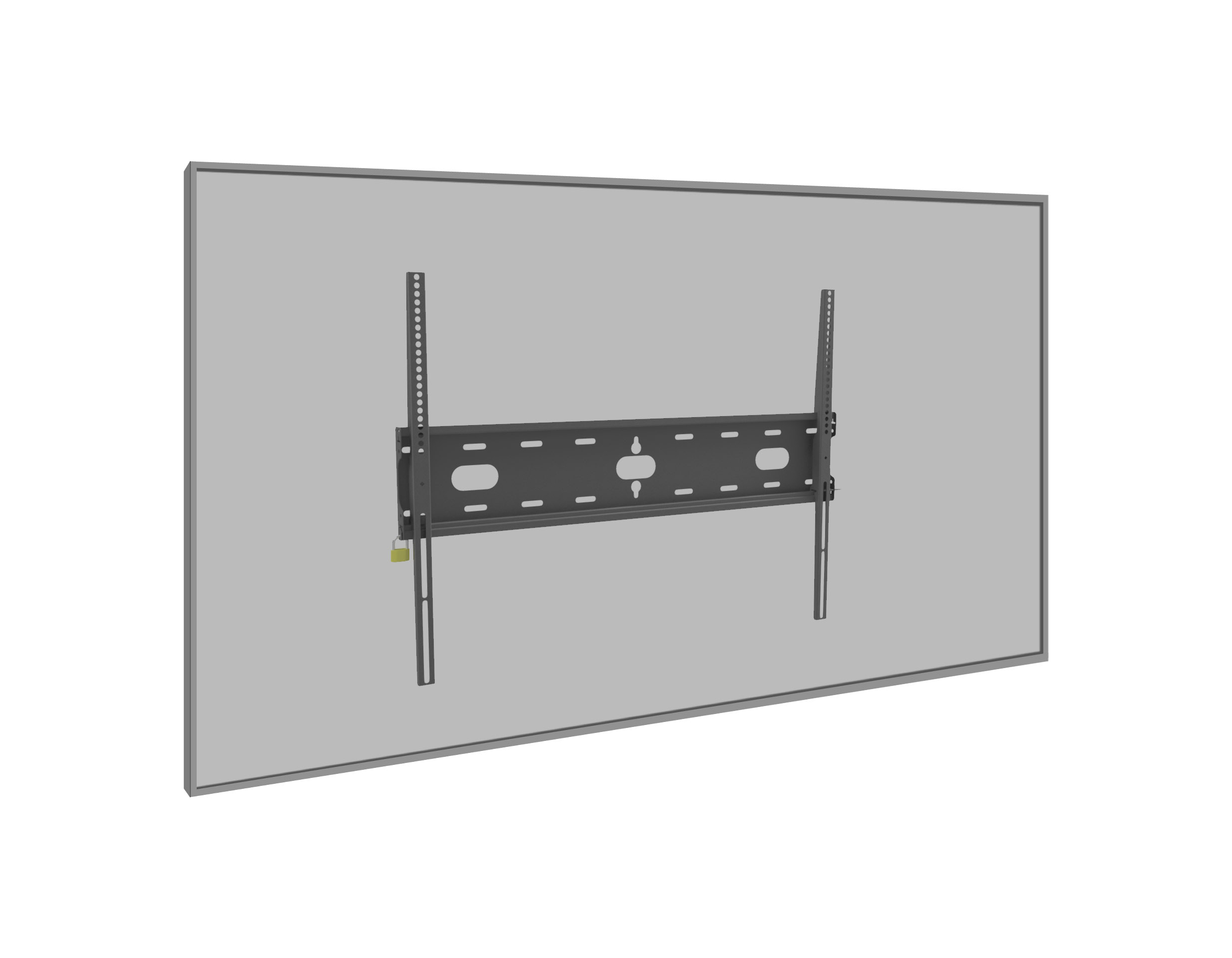 Wandhalter, TV-Wandhalterung, Metallhalterung, Neigeverstellung, Sperrkonstruktion