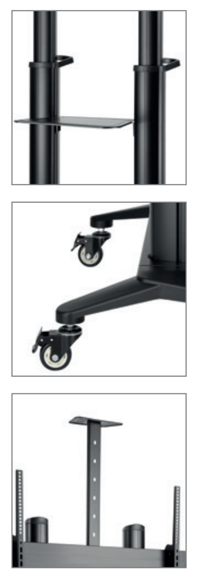 HAGOR BrackIT RollStand HD XXL   black HAGOR BrackIT RollStand HD XXL   black