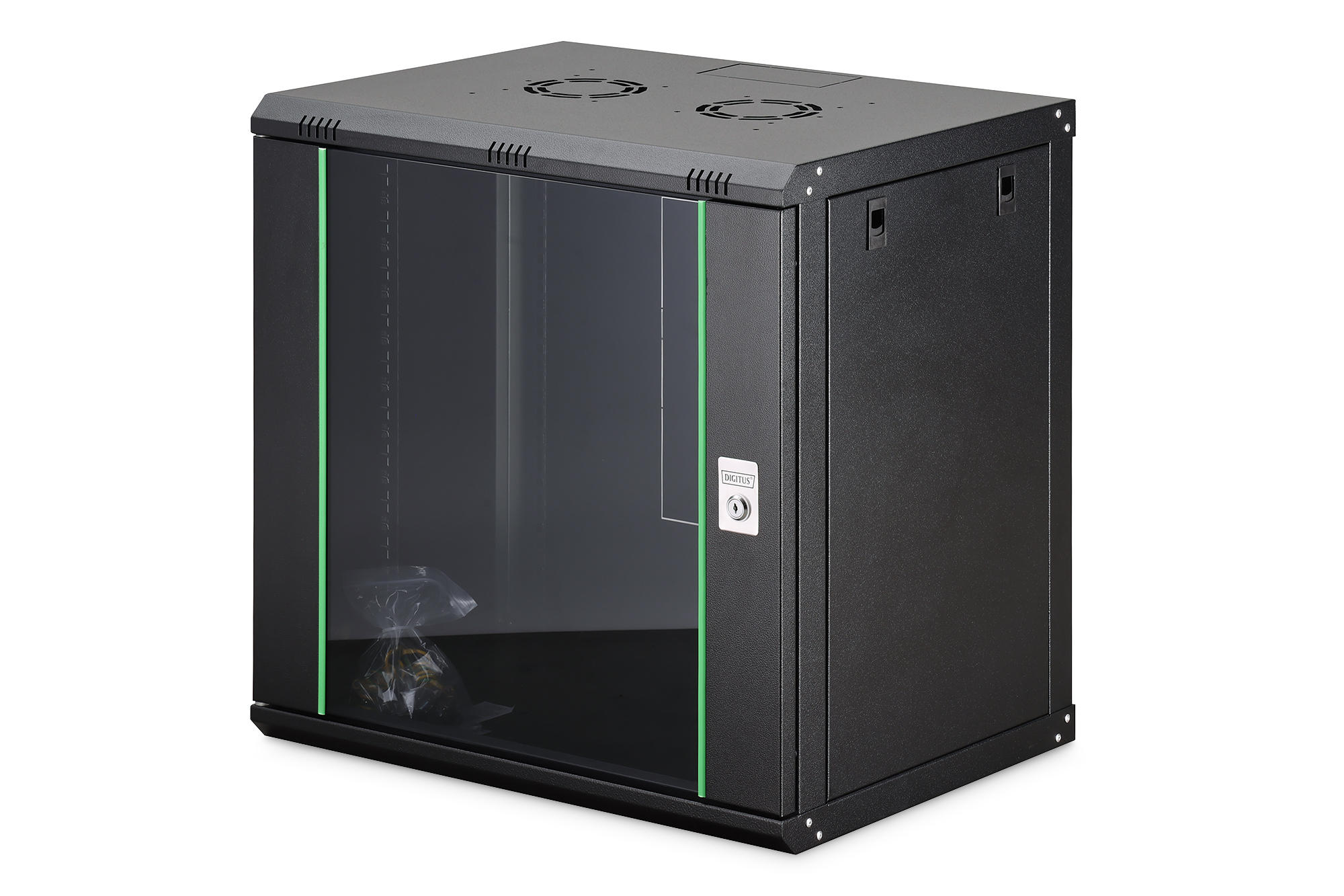 DIGITUS DN-19 12-U-EC-SW Wandgehäuse Dynamic Basic Serie - 600x450 mm (BxT) Elektronik, Hardware, Computerausrüstung, Postfach