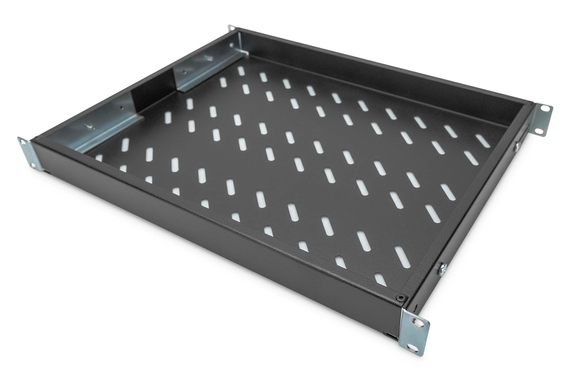 DIGITUS DN-97645 Fachboden mit variablen Befestigungsschienen zum Festeinbau in 483 mm (19")-Schränke