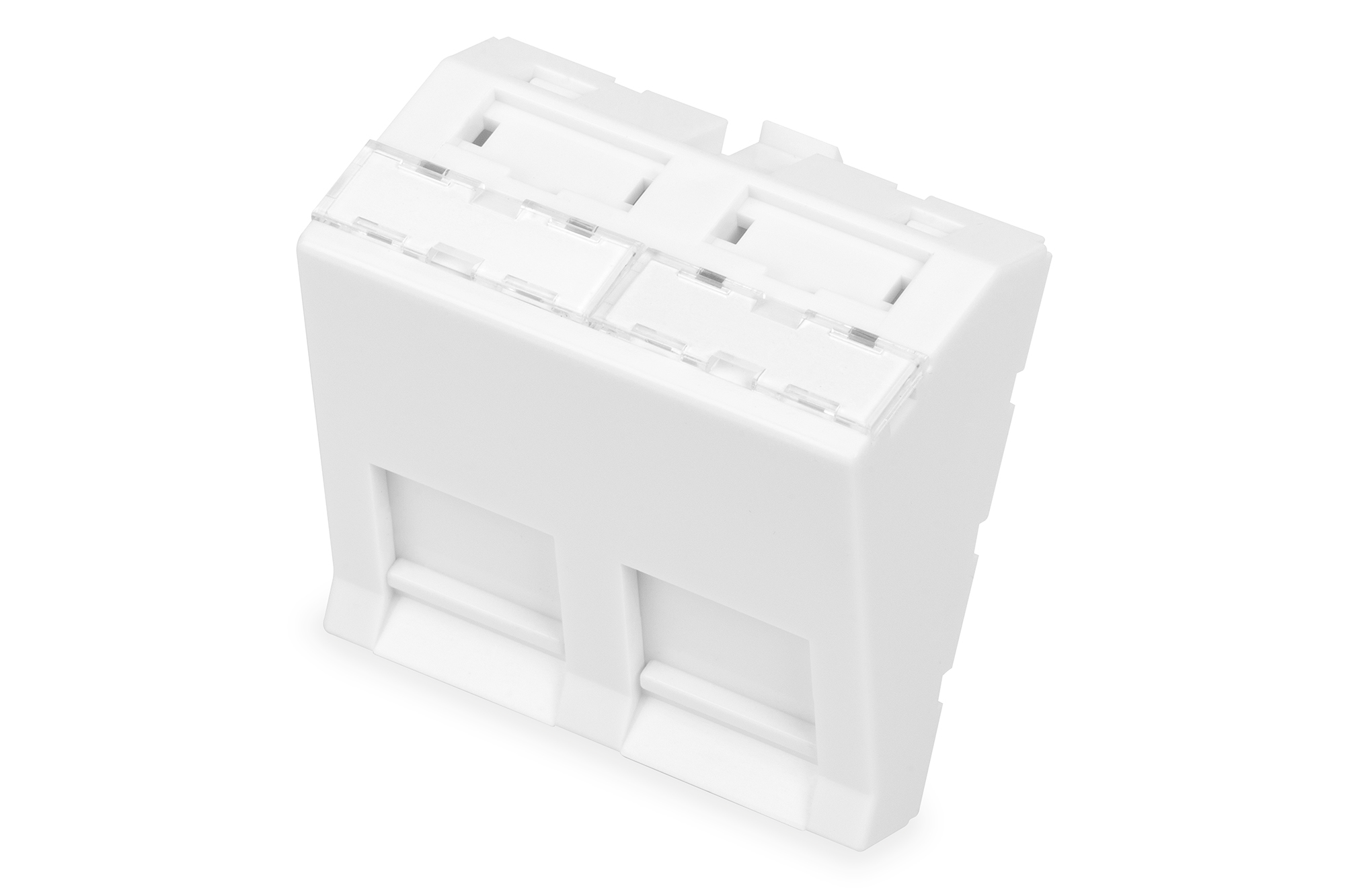 DIGITUS DN-93802-7-SH Frontplatte, 2-Port, 45 x 45 mm, abgewinkelt, für Rahmen DN-93802-5-SH DIGITUS DN-93802-7-SH Frontplatte, 2-Port, 45 x 45 mm, abgewinkelt, für Rahmen DN-93802-5-SH