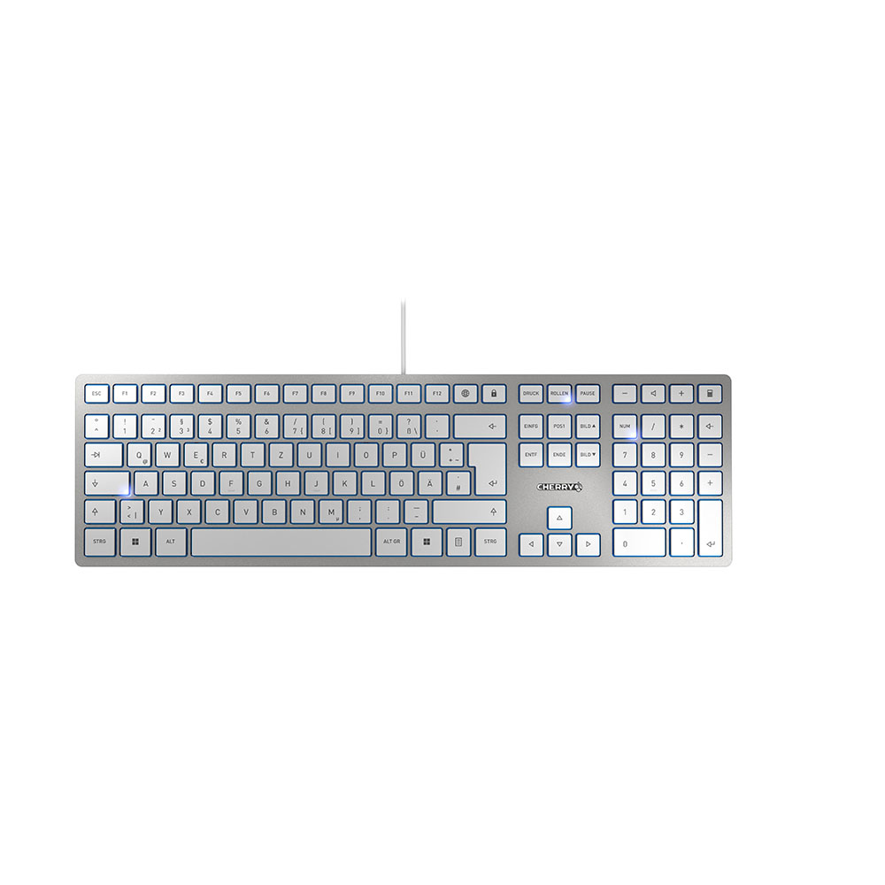 Cherry Tastatur KC 6000 (JK-1600DE-1) silber