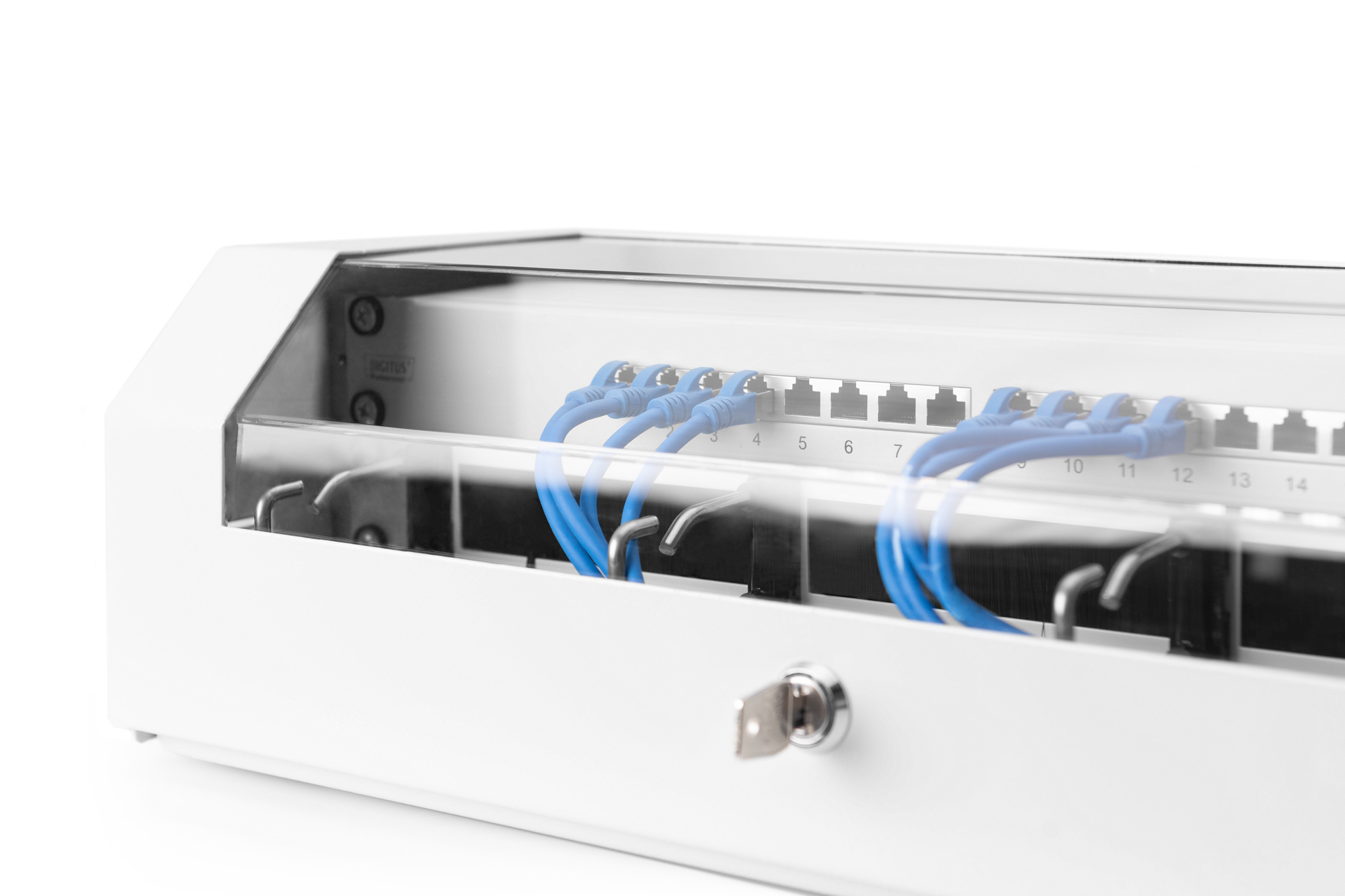 DIGITUS DN-19 04U-PB Wandgehäuse - SOHO, Slim