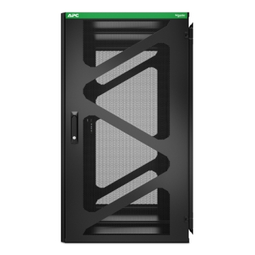 APC NetShelter 24U Wallmount Rack Enclosure Cabinet Side Mount UPS Depth Tür, Tor