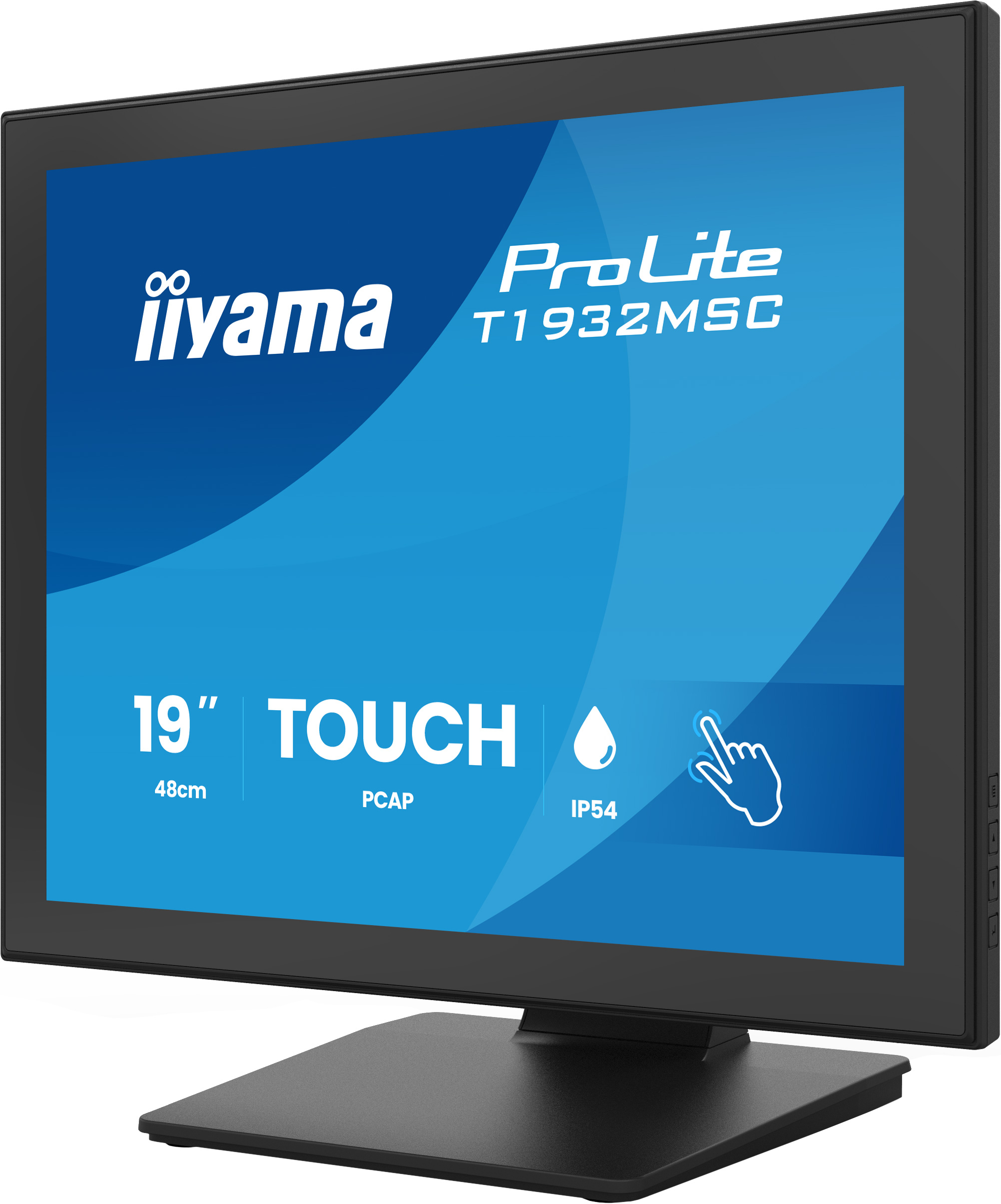 monitor, 19 inch, touchscreen, PCAP, IP54