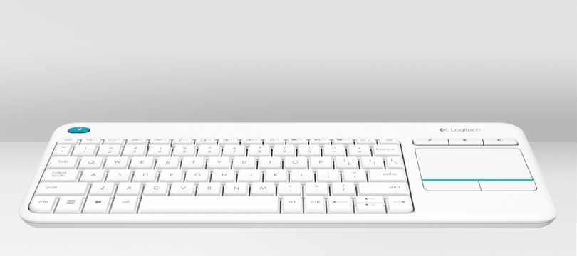 Logitech Tastatur K400 Plus, weiß