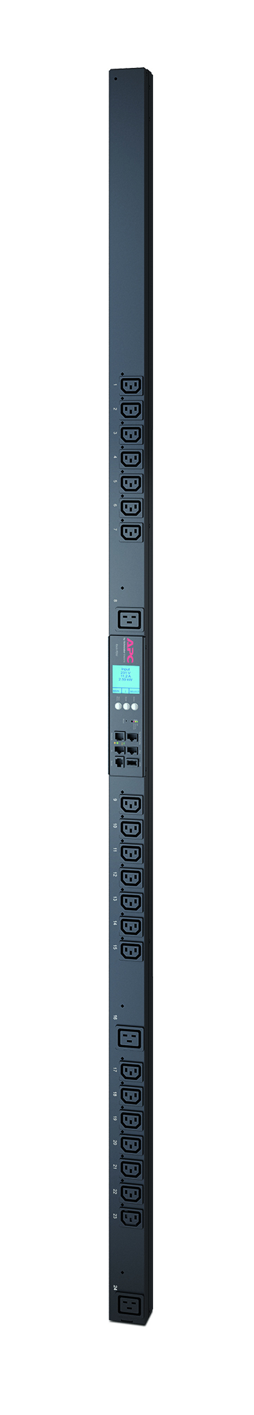 APC AP8659 - Rack PDU 2G, Metered by Outlet mit Switching, ZeroU, 16A, 100-240V, (21) C13 & (3) C19 APC AP8659 - Rack PDU 2G, Metered by Outlet mit Switching, ZeroU, 16A, 100-240V, (21) C13 & (3) C19