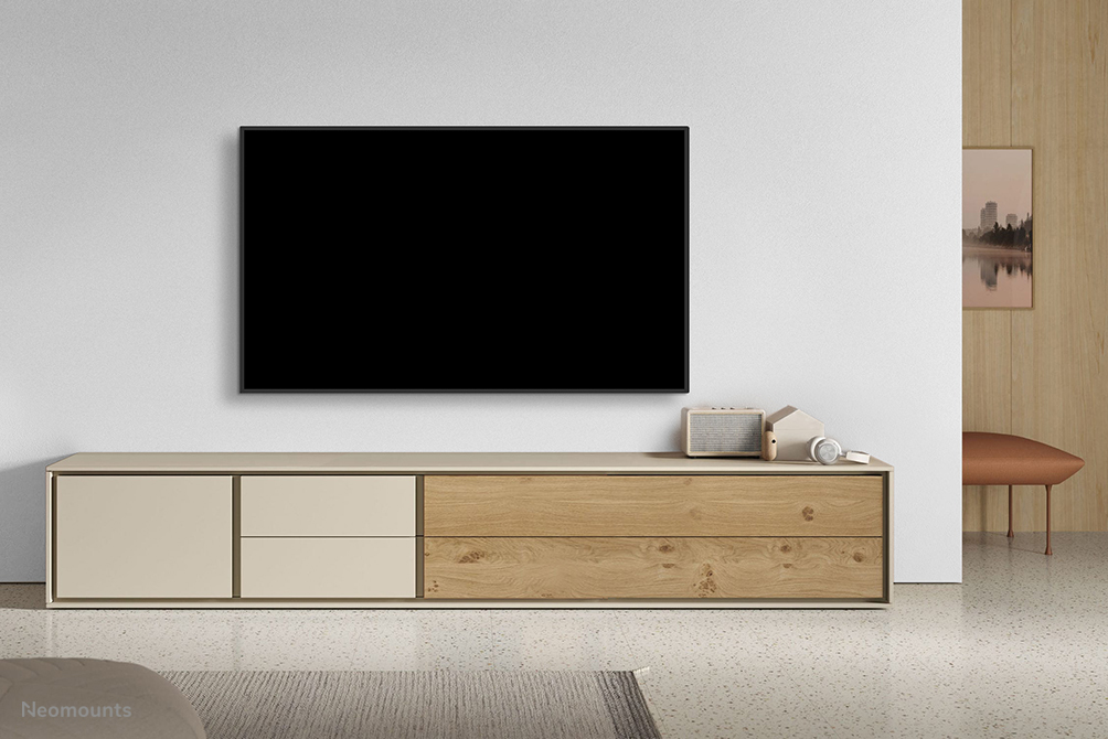 Neomounts TV-Wandhalterung - 101,6 cm (40 Zoll) - 190,5 cm (75 Zoll) - 100 x 100 mm - 600 x 400 mm - 0 - 12 Grad  - Schwarz
