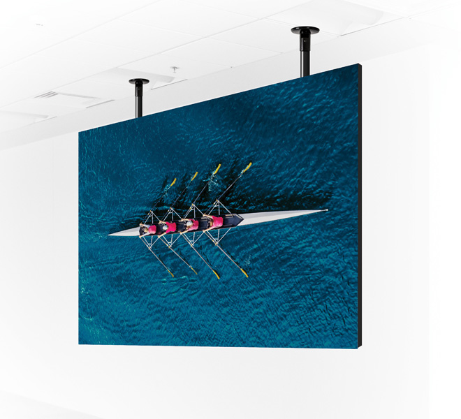 B-TECH SYSTEM X - Ceiling Mount for INFiLED WP Series 5x5 DVLED Videowalls BT93INFWP-C-5X5/SB