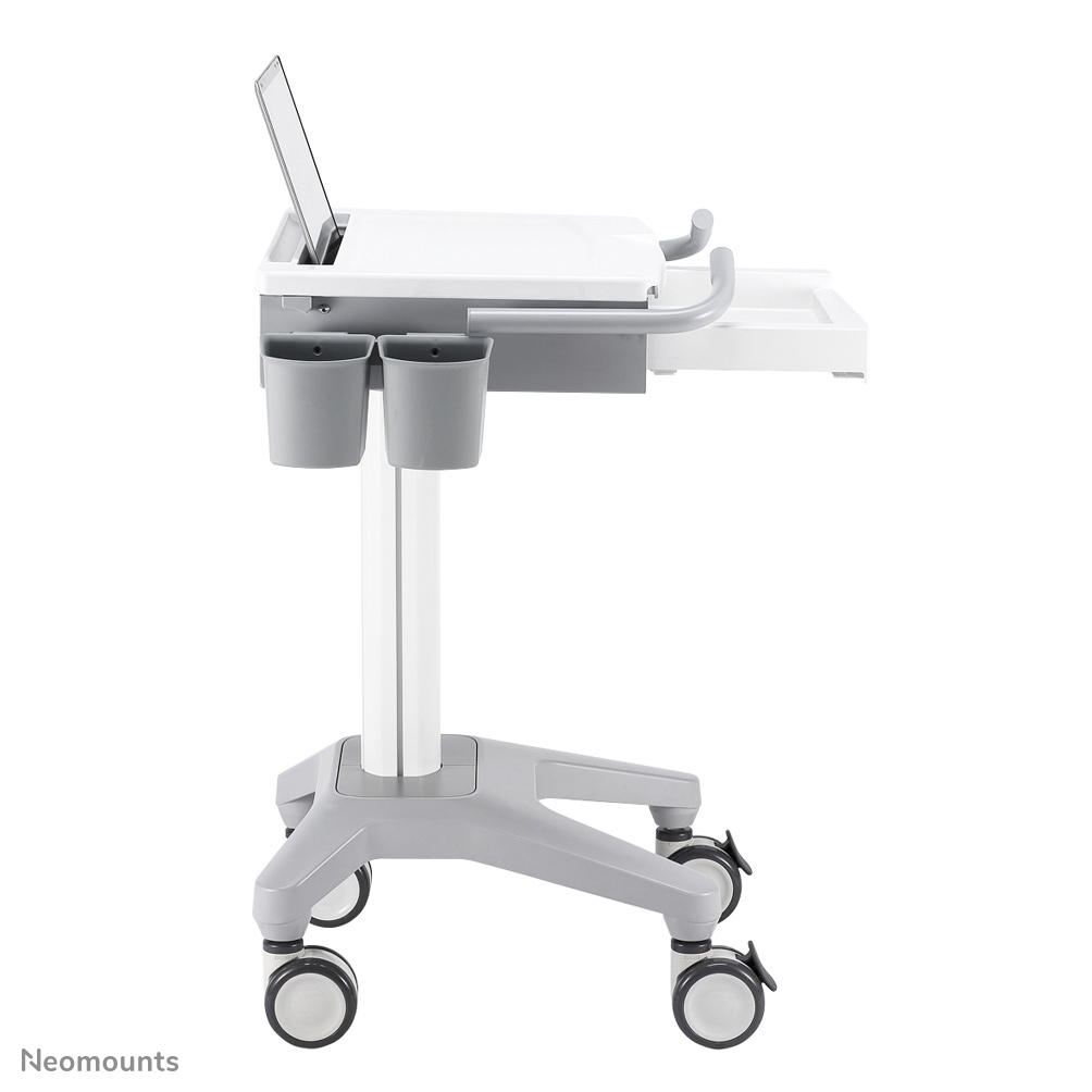Neomounts Mobiler Laptop-Wagen - Multimedia-Wagen - Weiß - Notebook - 5 kg - 25,4 cm (10 Zoll) - 43,2 cm (17 Zoll)