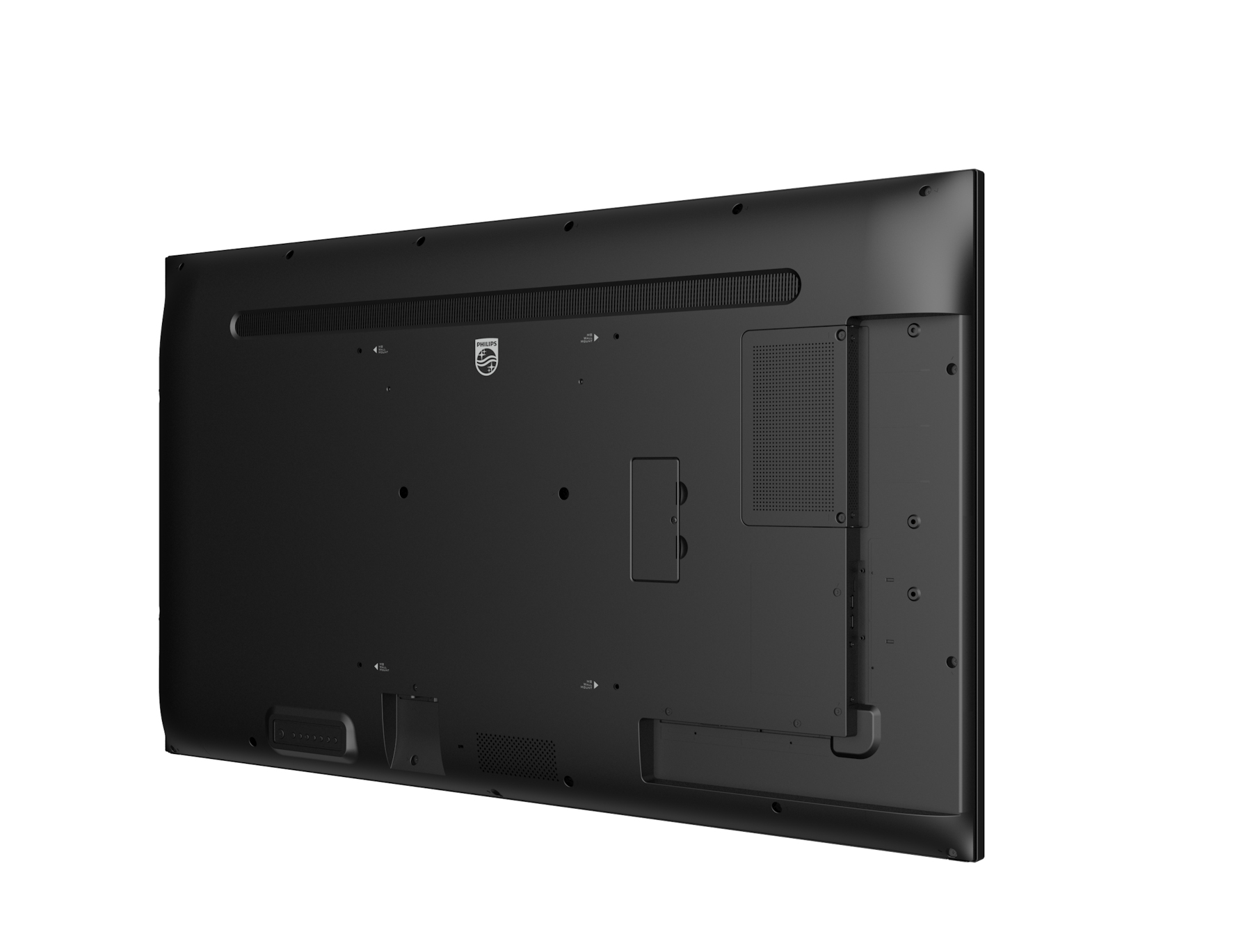 Fernseher, Rückansicht, Panel, Belüftung, Standfläche
