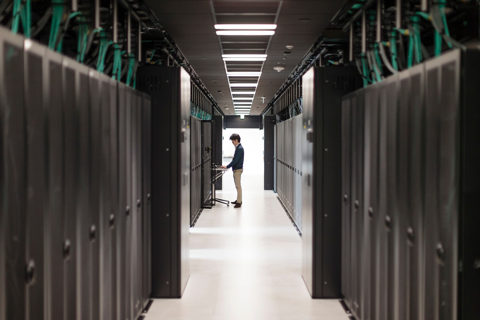 Computer, Elektronik, Hardware, Server, Person