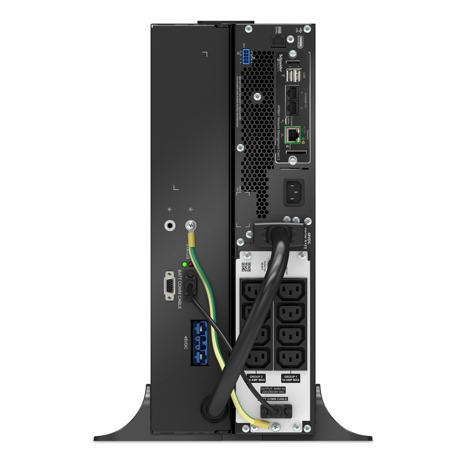 Server, Netzteil, Rack-Montage, Schwarz, Kabel