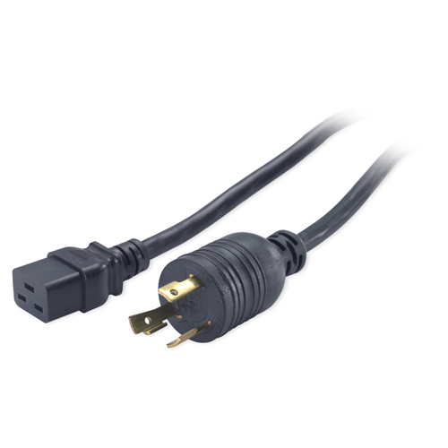 APC Power Cord, C19 to L6-30P, 2.4m