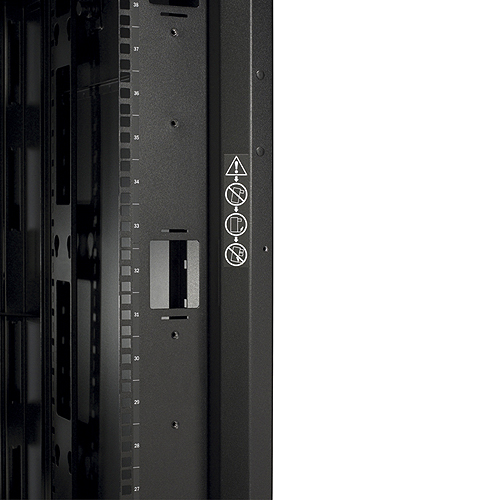 APC NetShelter SX Gehäuse mit schwarzen Seitenteilen