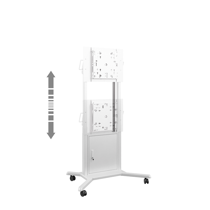 Laboratoriesausrüstung, Vertikale Hebevorrichtung, Verschlossene Schrankeinheit, Verstellbare Höhe, Rollbarer Ständer