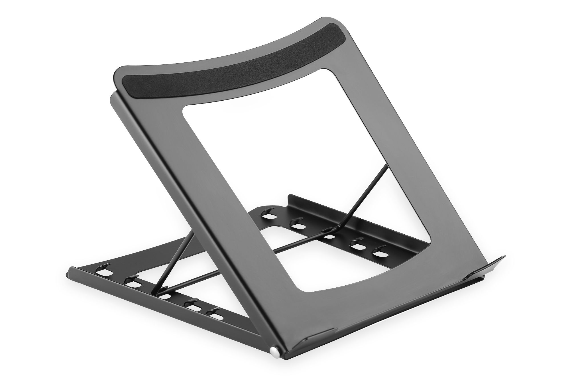 Laptop-Ständer, Ergo-Ständer, Metallrahmen, Verstellbar, Anti-Rutsch-Pads