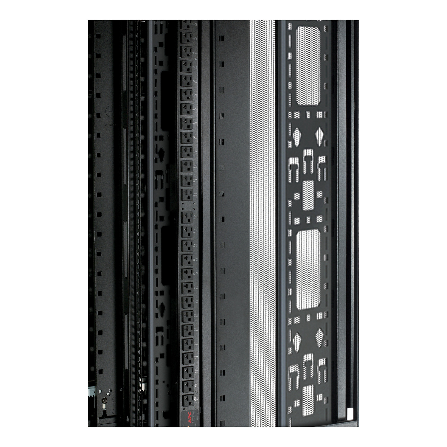 Serverrack, Gehäuse, Rackmontage, 14U Höhe, durchbrochenes Panel