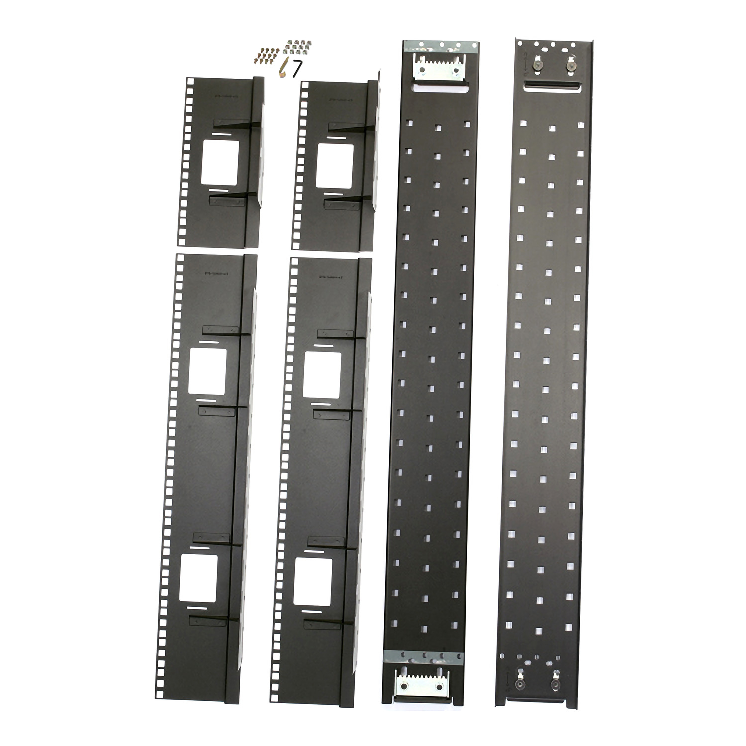 rack-mount, server-rail, Montage-Schiene, Rack-Schublade, Slots