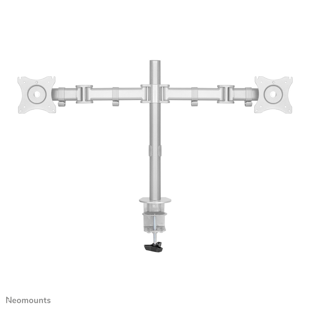 Neomounts Select Flachbild Tischhalterung - Klemme /Bolzen - 8 kg - 25,4 cm (10") - 68,6 cm (27") - 100 x 100 mm - Silber
