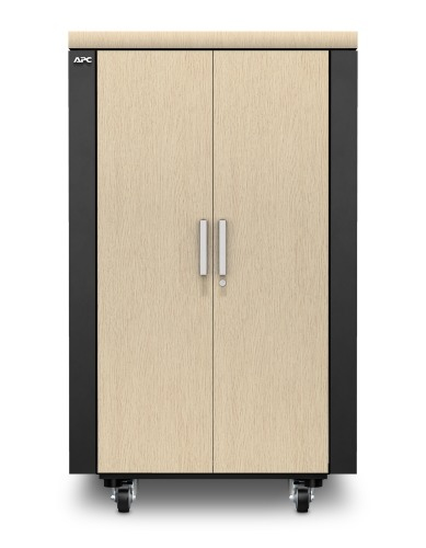 APC NetShelter CX 24U Secure Soundproof Server Room in a Box Enclosure - Shock Packaging APC NetShelter CX 24U Secure Soundproof Server Room in a Box Enclosure - Shock Packaging